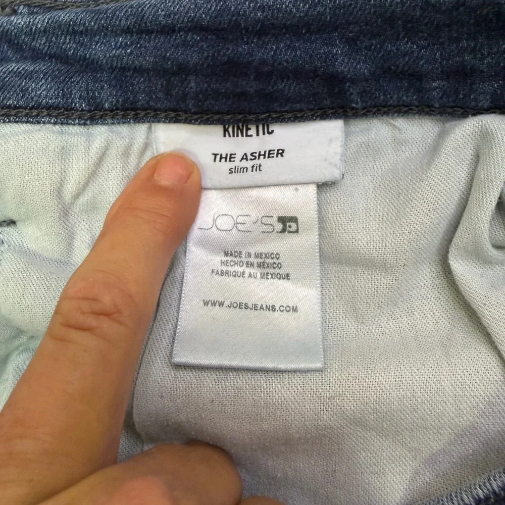 Joes Jeans The Asher‎ Slim Fit Kinetic Dark Wash Denim Mens 32 45TDFRIN8215-RIN